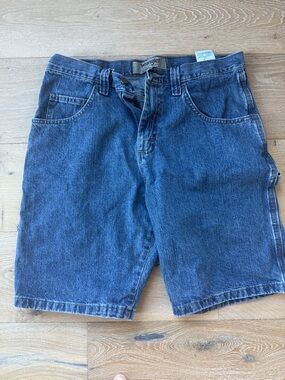 Wrangler Men's Dark Blue Denim Shorts